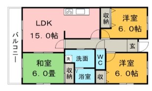 ルネス国分の物件間取画像